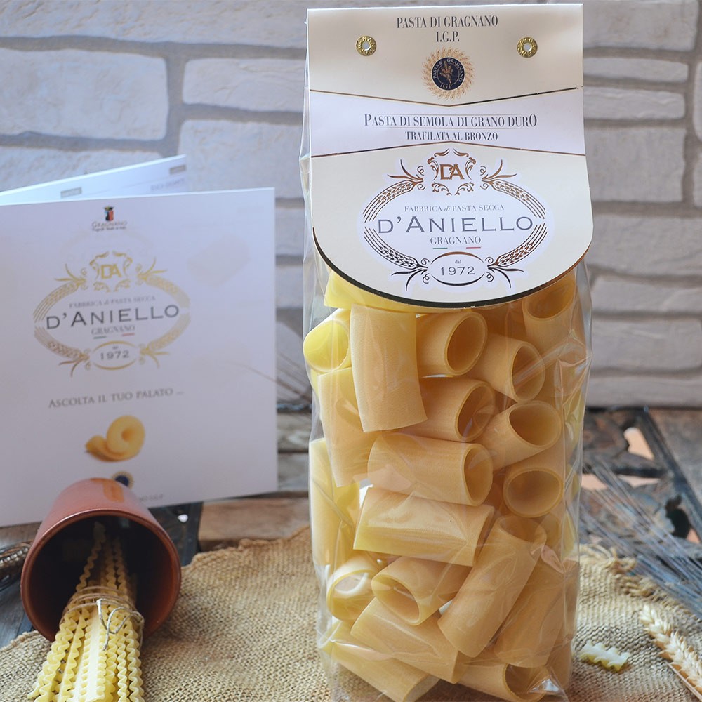 pasta di gragnano paccheri lisci igp